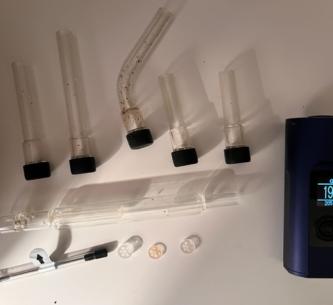 Arizer Solo II Plus Bubbler, Extra Stems, etc. $125