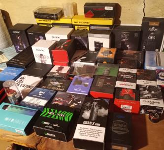 Lots of vape gear