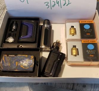 New & Used Vape Lot, Lost Vape, Geekvape, Voopoo,