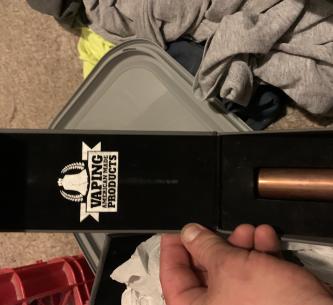 Authentic Rig V1 copper 18650 mech mod