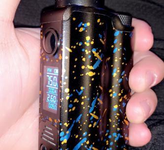 DOVPO Topside 90W Squonk Box Mod Splash Limited Edition Black/Blue