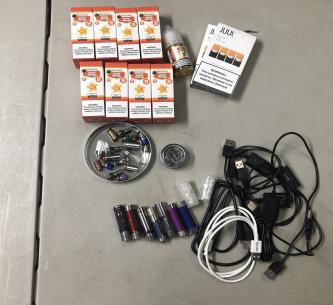 Lot of used vape equipment