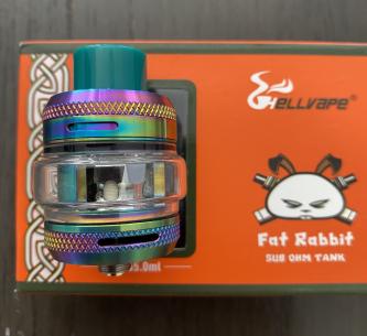 HELLVAPE X HEATHEN FAT RABBIT SUB-OHM TANK Rainbow